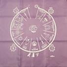 Toalha Cigana Para Altar, Taro E Jogos 70x70 Cm Lilas