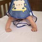 Toalha com Capuz 80 cm x 80 cm Baby Joy