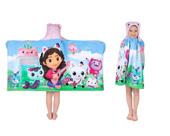 Toalha com capuz DreamWorks Gabby's Dollhouse Cotton 60x120cm