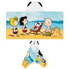 Toalha com capuz Franco Peanuts Snoopy Kids 60x120cm