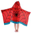 Toalha com capuz Jay Franco Avengers Spiderman Red Kids 58x140cm