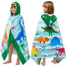 Toalha com capuz Joiedomi Dinosaur Print 100% algodão 3-10 anos Toalha com capuz Joiedomi Dinosaur Print 100% algodão 3-10 anos