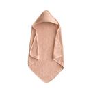 Toalha com Capuz mushie para Bebê Algodão Orgânico Blush