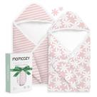 Toalha com Capuz para Bebê Momcozy Ultra Macia 89 x 89 cm - Kit Toalha com Capuz para Bebê Momcozy Ultra Macia 89 x 89 cm - Kit