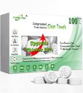 Toalha comprimida Fancyou 100% fibra vegetal biodegradável (100)