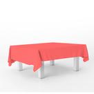 Toalha d Mesa Vermelha retangular plástica Festa 1.37X 2.74M
