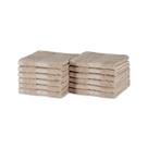 Toalha de algodão orgânico resistente ao desbotamento Amazon Basics 12x12cm Toalha de algodão orgânico resistente ao desbotamento Amazon Basics 12x12cm