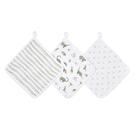 Toalha de banho Aden + anais Essentials, pacote com 3, 28x28 cm Toalha de banho Aden + anais Essentials, pacote com 3, 28x28 cm
