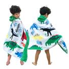 Toalha de banho Bavilk Kids com capuz para piscina de praia 100% algodão