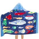 Toalha de banho Bavilk Kids com capuz para piscina de praia 100% algodão