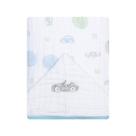 Toalha de Banho Bebê 100% Algodão Com Capuz Bordado 90cmx75cmcm - 3 camadas Enxoval