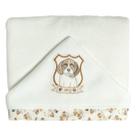 Toalha de Banho Bebê Doguinhos Bege 87x88 cm - Hug