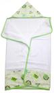 Toalha De Banho Bebe Forrada 70x90cm Com Capuz Kit Com 2 Toalha De Banho Bebe Forrada 70x90cm Com Capuz Kit Com 2