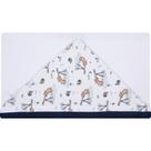 Toalha de Banho Bebê Lunar Azul Marinho Capuz 87x88 cm - Hug