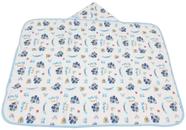Toalha De Banho Bebe Macia 70x90cm Azul Mickey Com Capuz Toalha De Banho Bebe Macia 70x90cm Azul Mickey Com Capuz
