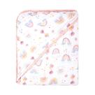 TOALHA DE BANHO BEBE SOFT COM CAPUZ BUBLIM cor: leão