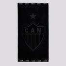 Toalha De Banho Bouton Atlético Mineiro Jacquard Preta e Branca