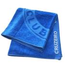 Toalha de Banho Buettner Jacquard Barra Bordada Veludo Futebol Cruzeiro 70cmx140m Azul