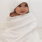 Toalha De Banho Com Capuz Laço Bebê Comfort - Branco - A japonesa Toalha De Banho Com Capuz Laço Bebê Comfort - Branco - A japonesa
