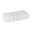 Toalha De Banho Fio Zero Twist 100% Algodão Plaza Branco/preto