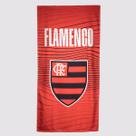 Toalha de Banho Flamengo Escudo Vermelha