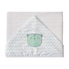Toalha De Banho Forrada C/ Capuz Bordado 1,35m X 80cm URSO - Papi Baby