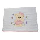 Toalha de banho forrada para bebê/nenem menina
