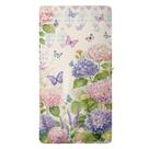 Toalha de banho GAIIIIYOU Hydrangea Butterfly Floral Coral Fleece