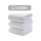 Toalha De Banho Home Basic Algodão Avulsa 1,30 cm x 70 cm Branca Lisa