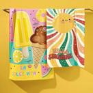 Toalha de Banho Infantil Dohler - Felpuldo Estampado Hello Sunshine