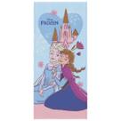 Toalha de Banho Infantil Felpuda Frozen da Disney 120 x 60 cm - Anna e Elsa no mundo encantado