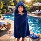 Toalha De Banho Infantil Grande Gigante Estampada Com Capuz