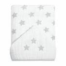 Toalha De Banho Infantil Soft Com Capuz Bordado Papi Cinza