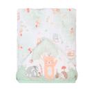 Toalha De Banho Infantil Soft Com Capuz Floresta 90x80cm
