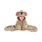 Toalha De Banho Para Bebê Com Design De Animais Fofos, Veludo Coral Macio, Ultra Aconchegante E