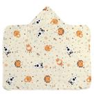 Toalha De Banho Para Bebê Estampada Com Capuz Forro De Fralda 67X90 Baby Incomfral Bublim Nome do Desenho:Safari