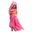 Toalha de banho para bebês Ultra-Homes Princess Pink 100% algodão
