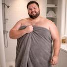 Toalha de Banho Plus Size Adulto XXG Macia Banhão Gigante 1,40mx1,0m