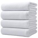 Toalha de banho POLYTE Microfiber Oversize Quick Dry 76,2x152,4 cm, pacote com 4