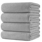 Toalha de banho POLYTE Microfiber Oversize Quick Dry 76,2x152,4 cm, pacote com 4
