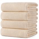 Toalha de banho POLYTE Microfiber Oversize Quick Dry 76,2x152,4 cm, pacote com 4
