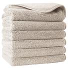 Toalha de banho POLYTE Premium, microfibra sem fiapos, 33 cm, conjunto de 6