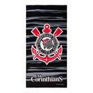 Toalha De Banho Praia Time Aveludada Corinthians Oficial