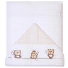 Toalha De Banho Soft Bordados Papi 90 X 75 cm