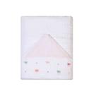 Toalha de banho soft com capuz bordado 90cm x 75cm