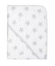 Toalha De Banho Soft Com Capuz Estampada Star Cinza Papi Toalha De Banho Soft Com Capuz Estampada Star Cinza Papi