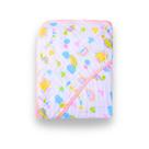 Toalha De Banho Soft Especial Rosa C/ Capuz Estampada 80cm X 80cm Menina