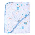 Toalha de Banho Soft Papi Karinho com Capuz Planetas Azul Toalha de Banho Soft Papi Karinho com Capuz Planetas Azul