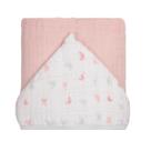 Toalha de Banho Soft Premium Liso com Capuz 90x70cm - Alegria Borboletas - Papi