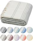 Toalha de banho turca e praia DEMMEX Organic Diamond Grey